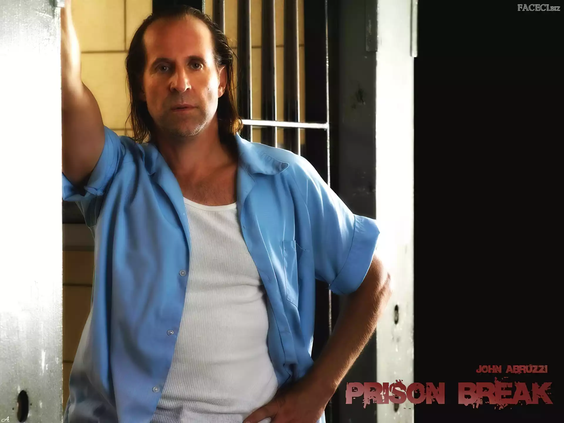 Peter Stormare, Prison Break, cela, koszula, Skazany na śmierć, stoi